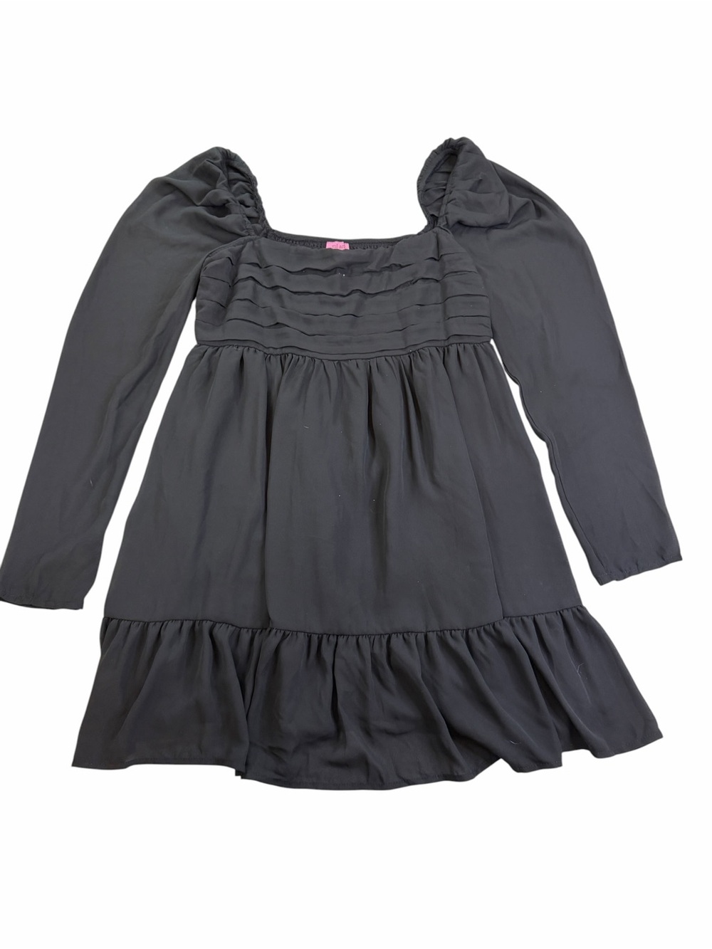 Francesca's Collections Black Babydoll Dress LBD little black dress